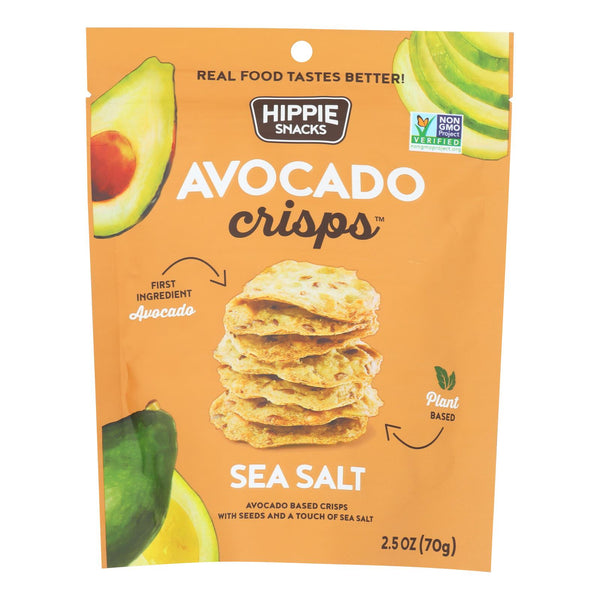 Hippie Snacks - Avocado Crsps Sea Salt - Case of 8-2.5 Ounce