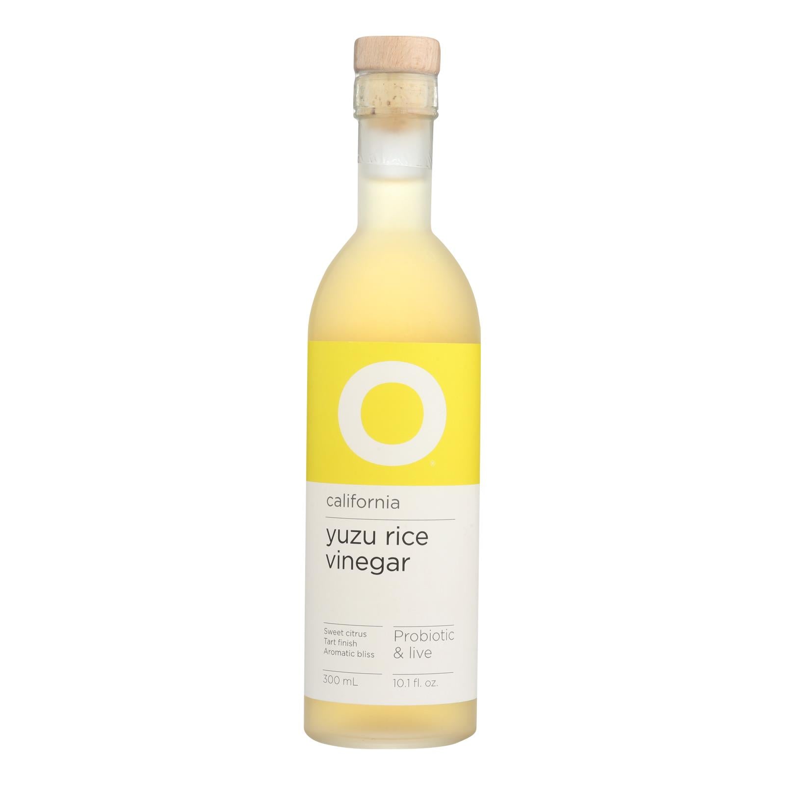 Oﾮ California Yuzu Rice Vinegar - Case of 6 - 10.1 Fluid Ounce