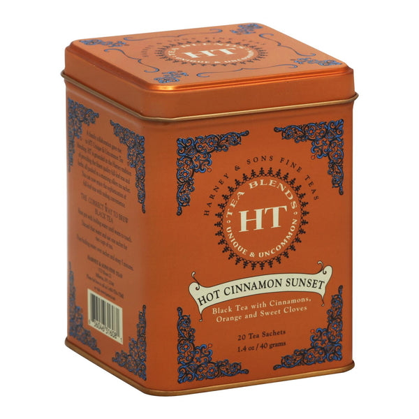 Harney and Sons - Tea - Hot Cinnamon Spice - Case of 4 - 20 Count