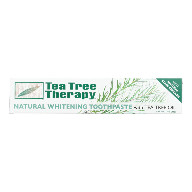 Tea Tree Therapy Natural Whitening Toothpaste - 3 Ounce