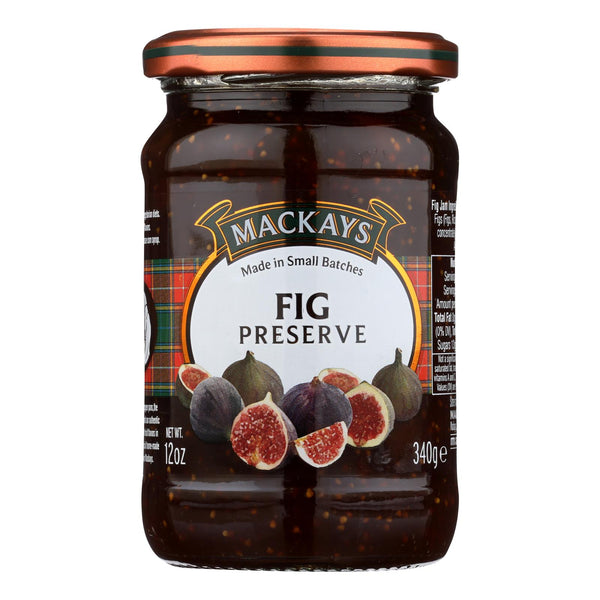 Mackays Fig Preserve - Case of 6 - 12 Ounce
