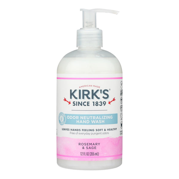 Kirk's Natural - Hand Soap Rosemary Sage - 12 Fluid Ounce