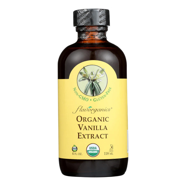 Flavorganics Organic Vanilla Extract - 4 Ounce