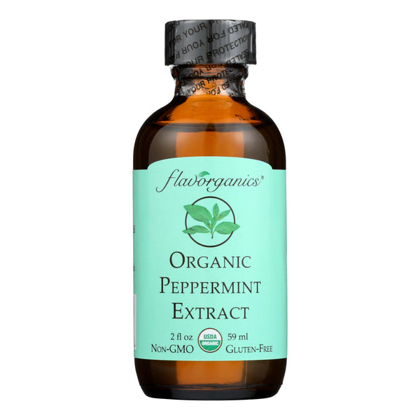 Flavorganics Organic Peppermint Extract - 2 Ounce