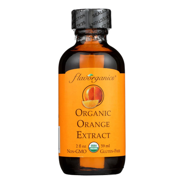 Flavorganics Organic Orange Extract - 2 Ounce