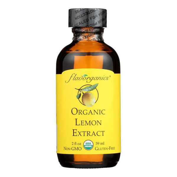 Flavorganics Organic Lemon Extract - 2 Ounce