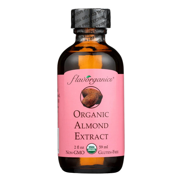 Flavorganics Extract - Organic - Almond - 2 Ounce - case of 12