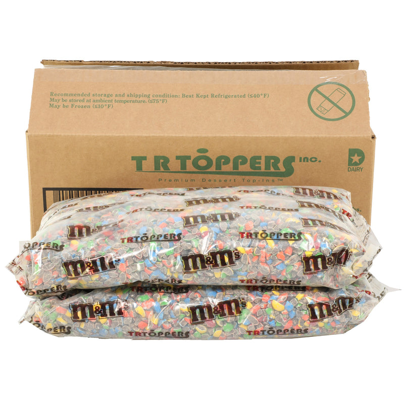T R Toppers M&m Plain Chopped 5 Pound Each - 2 Per Case.