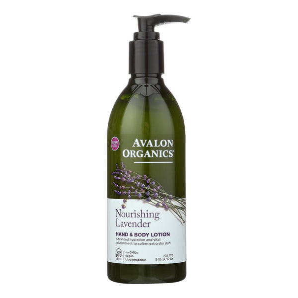 Avalon Organics Hand and Body Lotion Lavender - 12 fl Ounce