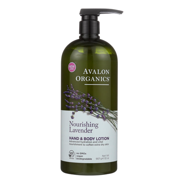 Avalon Organics Hand and Body Lotion Lavender - 32 fl Ounce