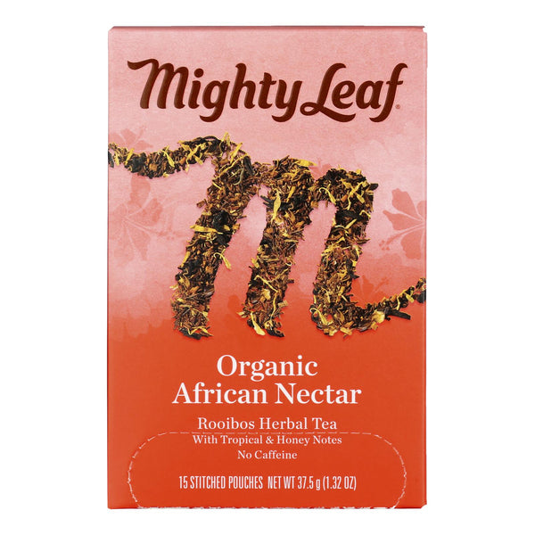Mighty Leaf Tea - Tea Afrcn Nctr Stched - Case of 6 - 15 BAG