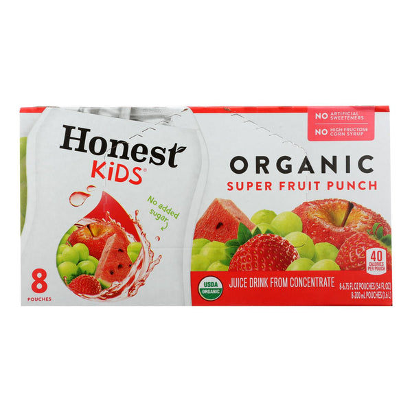 Honest Kids Honest Kids Super Fruit Punch - Fruit Punch - Case of 4 - 6.75 Fl Ounce.