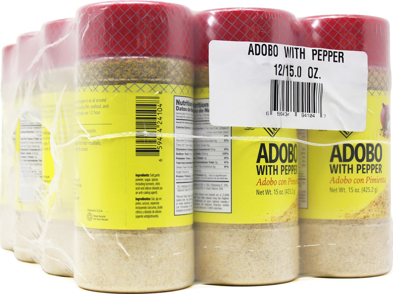 Lowes Adobo With Pepper 15 Ounce Size - 12 Per Case.