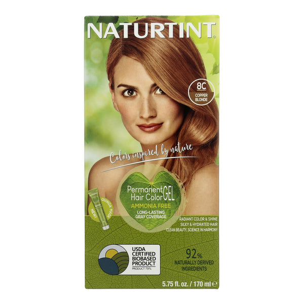 Naturtint Hair Color - Permanent - 8C - Copper Blonde - 5.28 Ounce