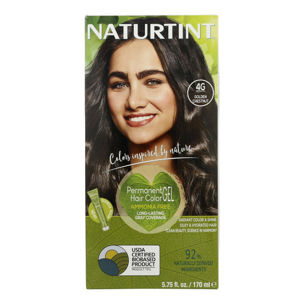 Naturtint Hair Color - Permanent - 4G - Golden Chestnut - 5.28 Ounce