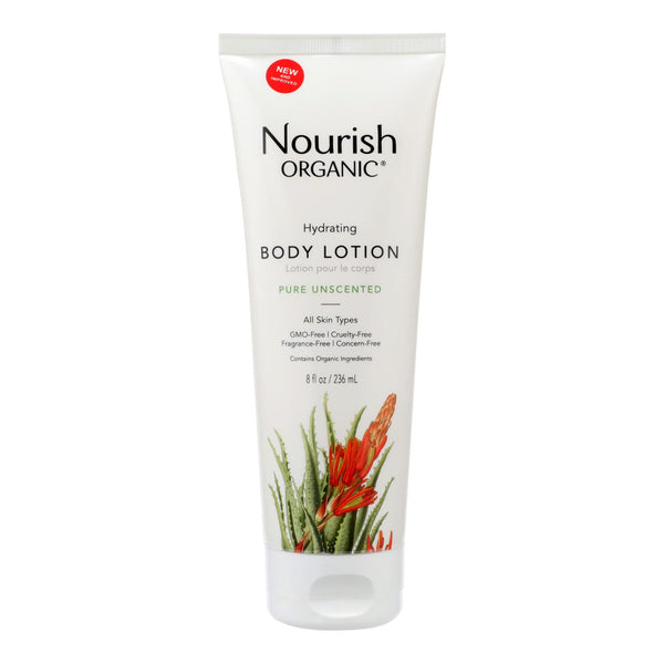 Nourish Organic Body Lotion Pure Unscented - 8 fl Ounce