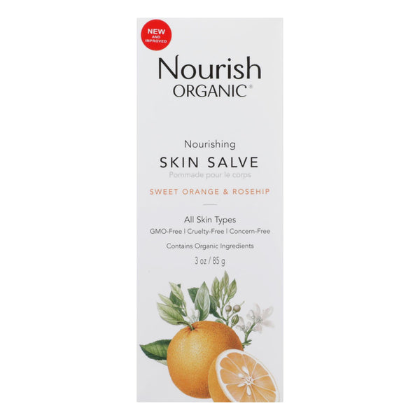 Nourish Organic Skin Solve - Organic - Sweet Orange and Rosehip - 3Ounce
