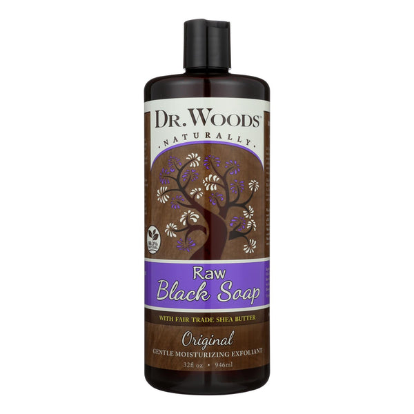 Dr. Woods Shea Vision Pure Black Soap with Organic Shea Butter - 32 fl Ounce