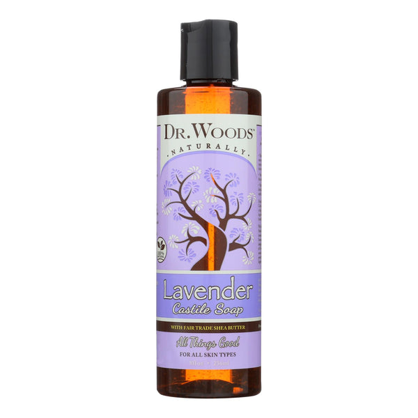 Dr. Woods Shea Vision Pure Castile Soap Lavender with Organic Shea Butter - 8 fl Ounce