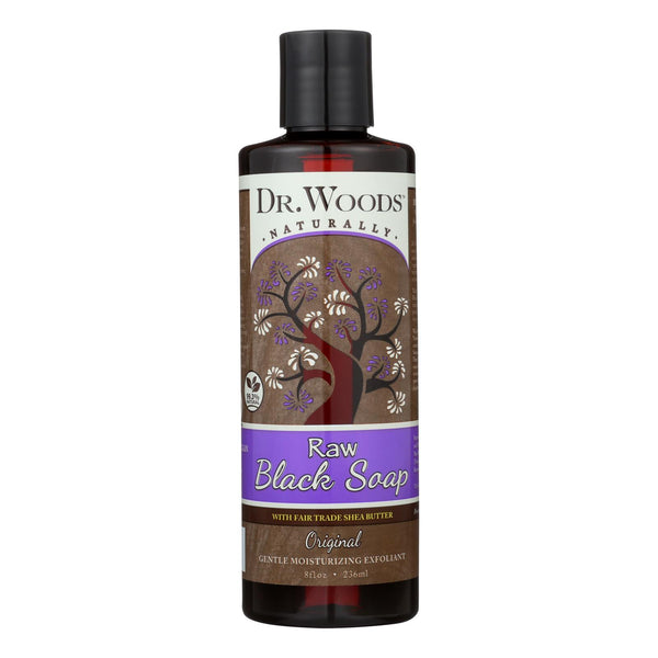 Dr. Woods Shea Vision Pure Black Soap with Organic Shea Butter - 8 fl Ounce