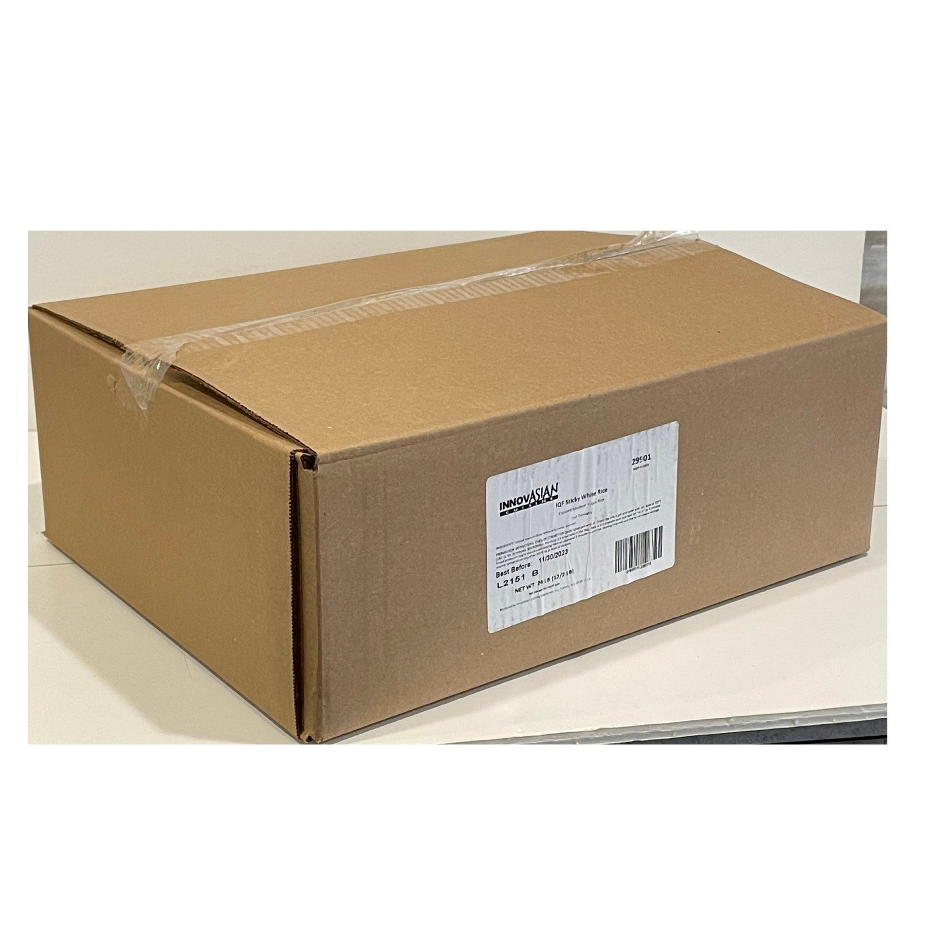 Iqf White Sticky Rice 2 Pound Each - 12 Per Case.