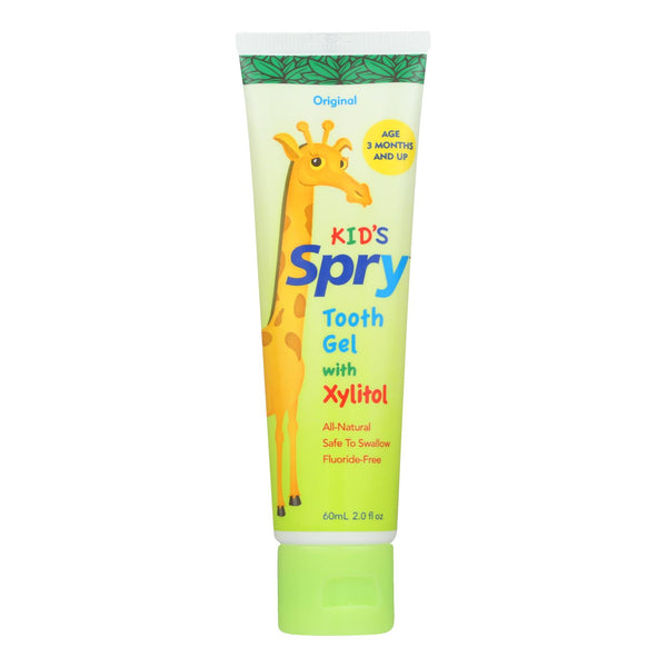 Spry Xylitol Tooth Gel - Original - 2 Fl Ounce.