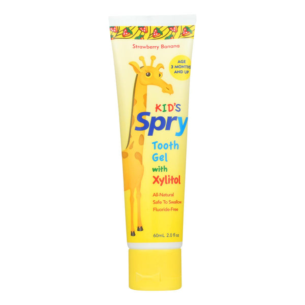 Spry Tooth Gel - Strawberry and Banana - 2 Fl Ounce.