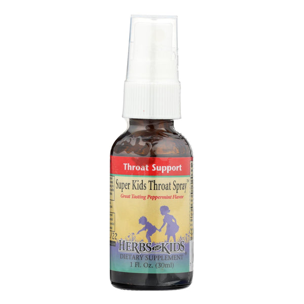 Herbs For Kids Super Kid's Throat Spray Peppermint - 1 fl Ounce
