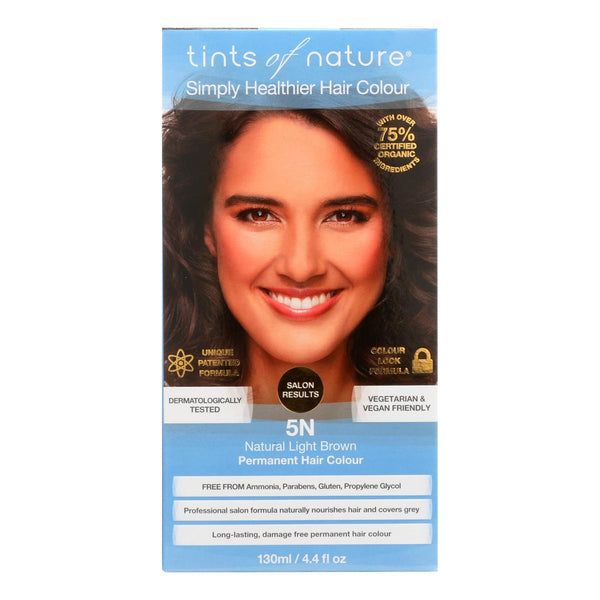 Tints Of Nature 5N Natural Light Brown Hair Color  - 1 Each - 4.4 Fluid Ounce