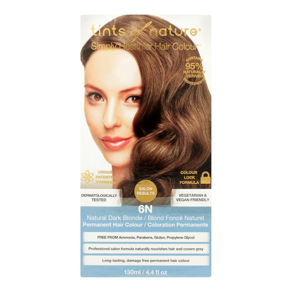 Tints Of Nature 6N Natural Dark Blonde Hair Color  - 1 Each - 4.4 Fluid Ounce