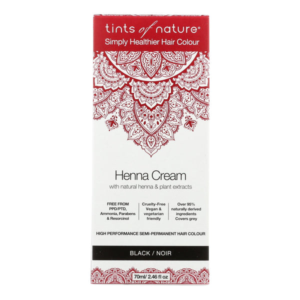 Tints Of Nature - Henna Cream Black - 2.46 Fluid Ounce