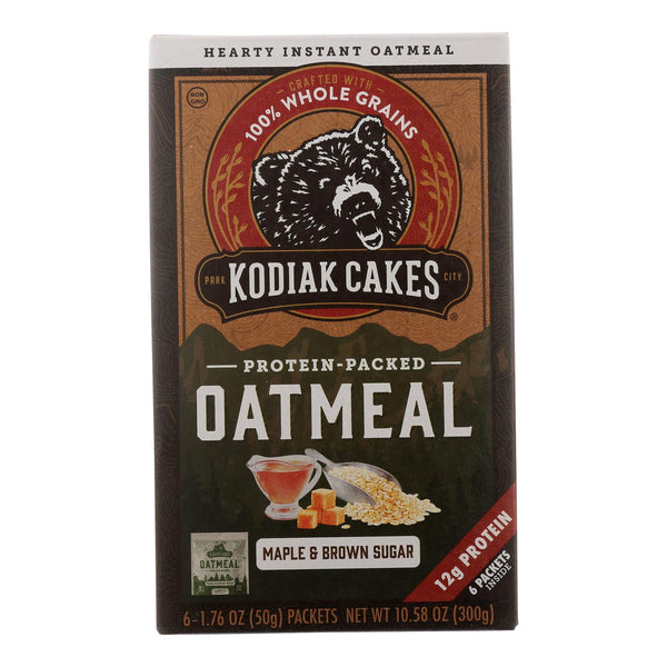 Kodiak Cakes - Oatmeal Mpl Brwn Sgr Pckt - Case of 6-6/1.76Ounce