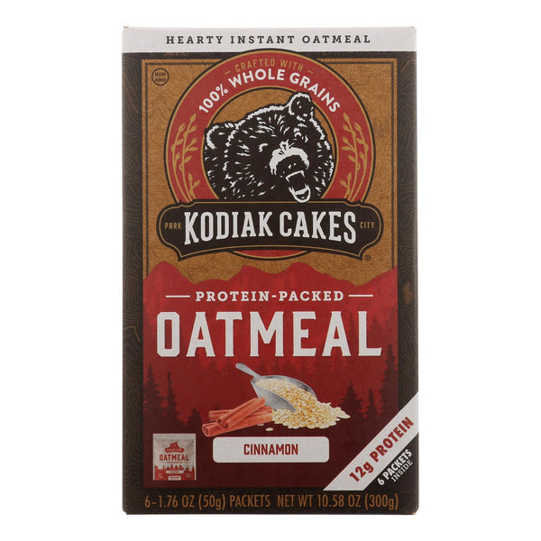 Kodiak Cakes - Oatmeal Cinnamon Packets - Case of 6-6/1.76Ounce