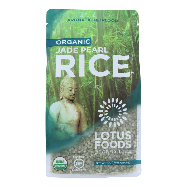 Lotus Foods Organic Jade Pearl Rice - Case of 6 - 15 Ounce.