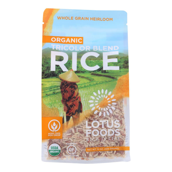 Lotus Foods Organic Volcano Rice - Case of 6 - 15 Ounce.