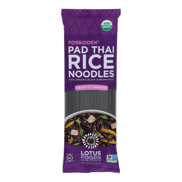 Lotus Foods Noodles - Organic - Forbidden Pad Thai - Case of 8 - 8 Ounce