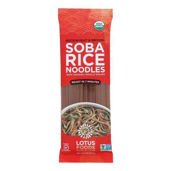 Lotus Foods - Ndls Organic Bkwt/bn Rc Soba - Case of 8-8 Ounce