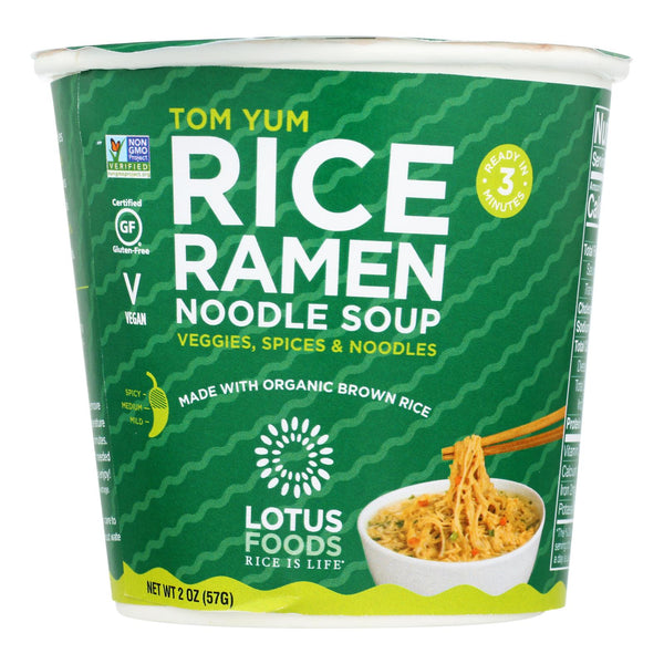 Lotus Foods Rice Ramen Noodles Soup - Case of 6 - 2 Ounce