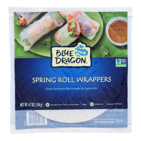 Blue Dragon - Wrappers - Spring Roll - Case of 12 - 4.7 Ounce
