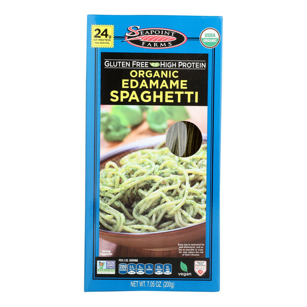 Seapoint Farms Edamame Spaghetti - Case of 12 - 7.5 Ounce.