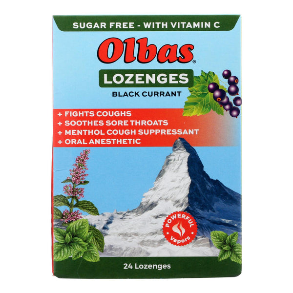 Olbas - LOunceenges Sugar-Free Black Currant - 24 LOunceenges - Case of 12