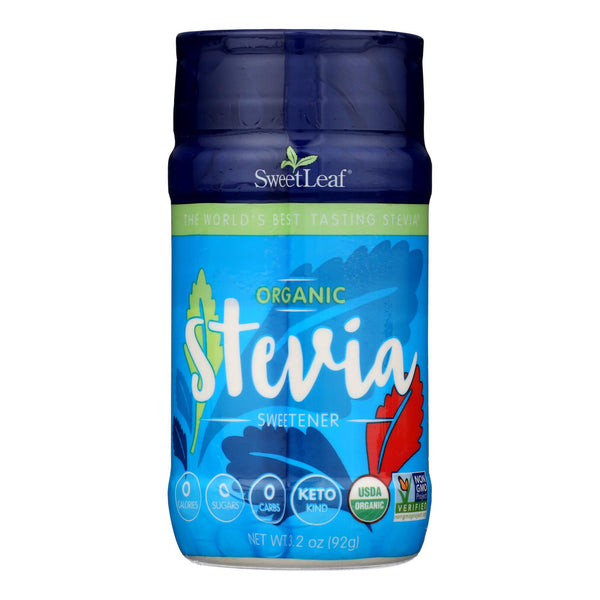 Sweet Leaf Sweetener - Organic - Stevia - 3.2 Ounce