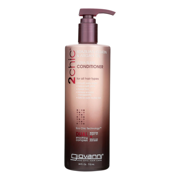 Giovanni Hair Care Products Conditioner - 2Chic Keratin and Argan - 24 fl Ounce