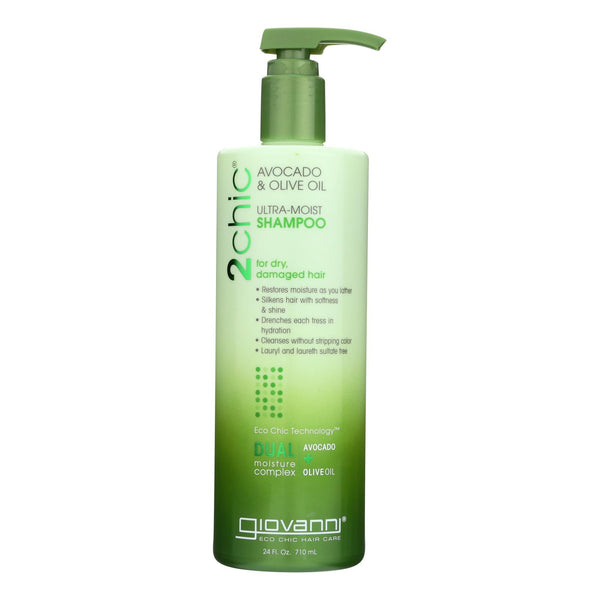 Giovanni Hair Care Products Shampoo - 2Chic Avocado and Olive Oil - 24 fl Ounce