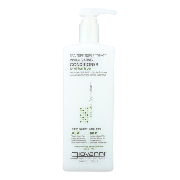 Giovanni Hair Care Products - Conditioner Tea Tree Invigorating - 24 Fluid Ounce