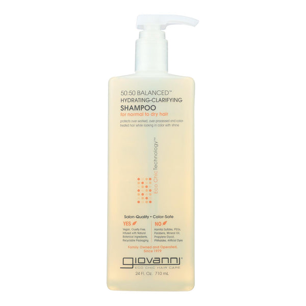 Giovanni Hair Care Products - Shampoo 50:50 Balance Hydrating - 24 Fluid Ounce