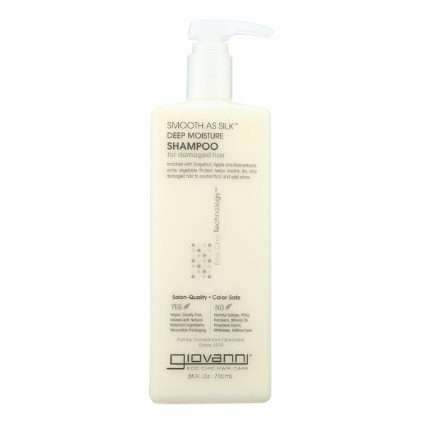 Giovanni Hair Care Products - Shampoo Smooth Deep Moisture - 24 Fluid Ounce