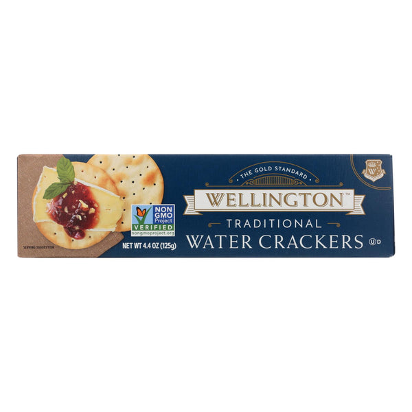Wellington Traditional - Water Cracker - Case of 12 - 4.4 Ounce.