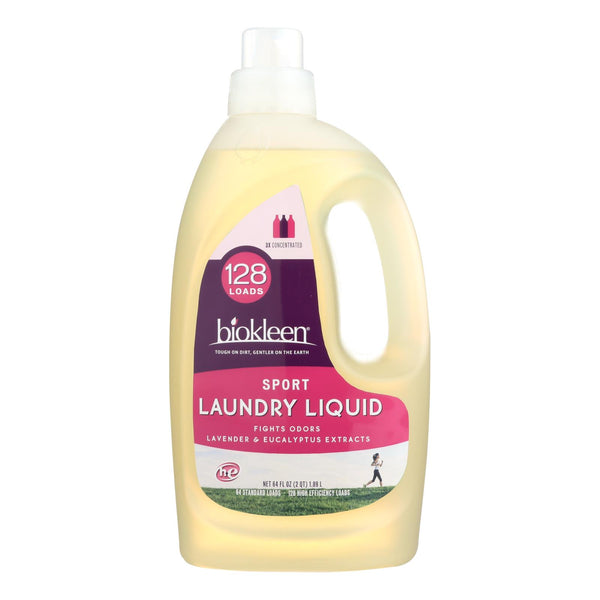 Biokleen Laundry Liquid - Sport - 64 Ounce