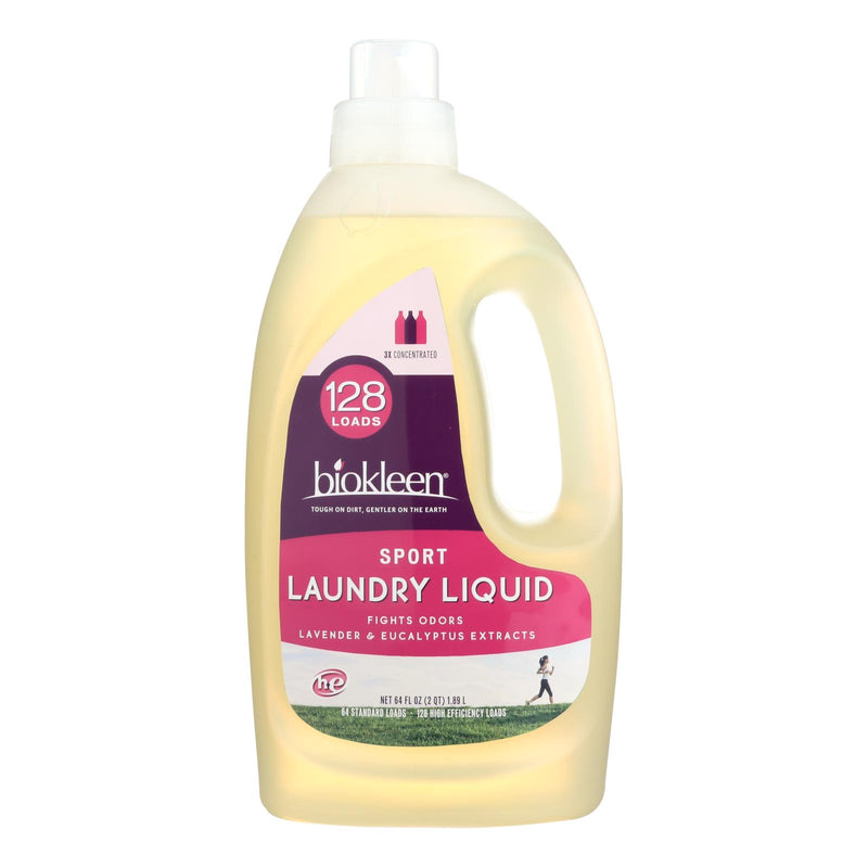 Biokleen Laundry Liquid - Sport - 64 Ounce